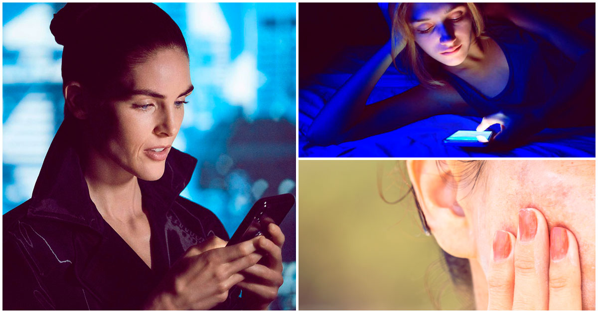 La luz azul es la nueva enemiga de tu piel