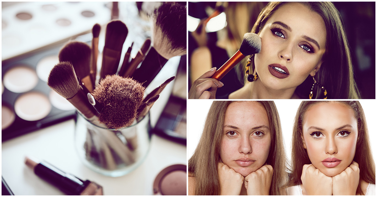 Estas son las brochas que puedes usar para aplicar tu base