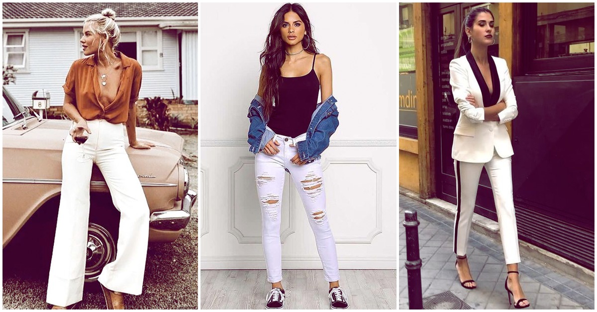 Los mejores tips para usar pantalones blancos