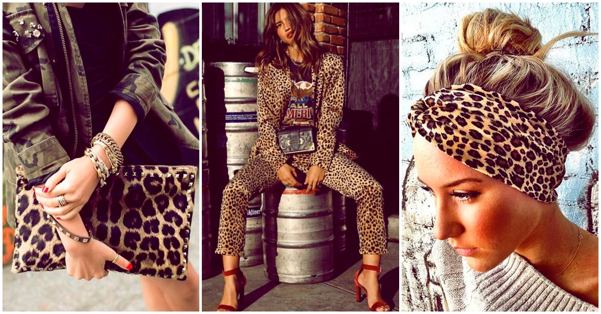 Accesorios animal print, ¡jamás pasan de moda!