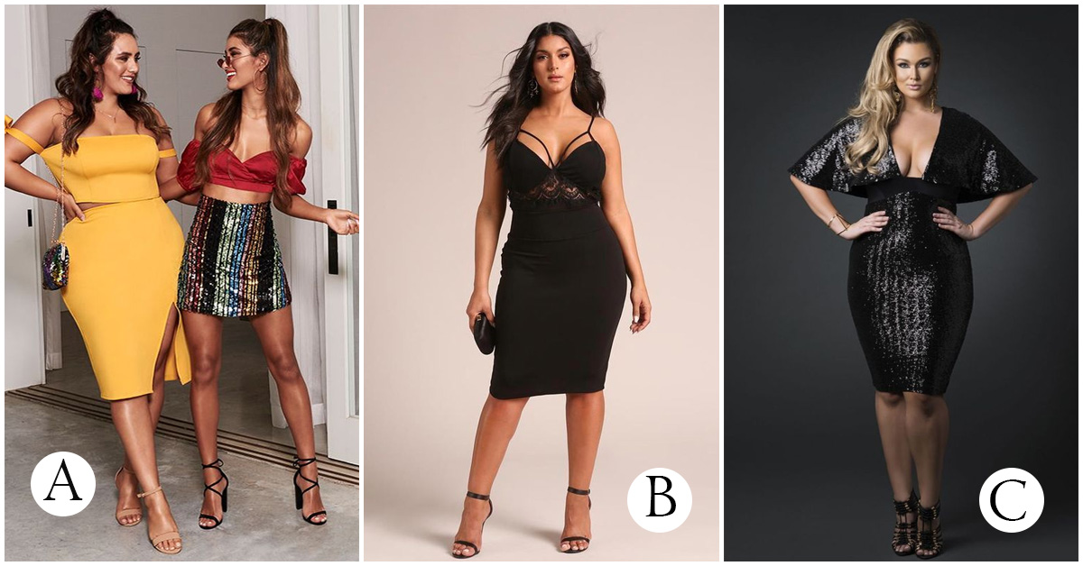 Prendas de fiesta para las chicas curvy