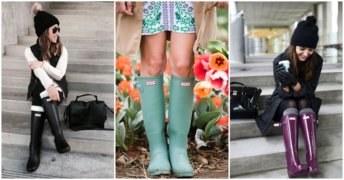 Cómo combinar tus botas de lluvia esta temporada