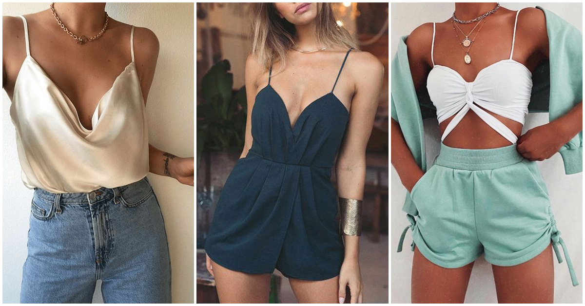 Outfits para destacar las curvas de las chicas super delgadas